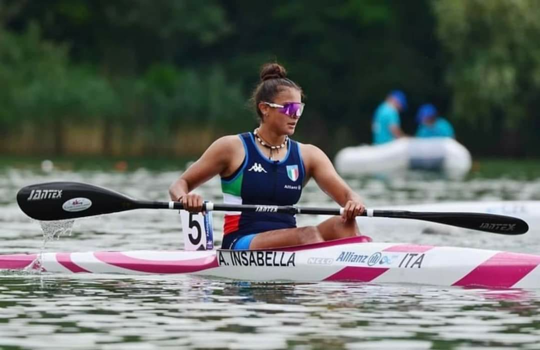 Anastasia Insabella in gara ai Campionati del Mondo Junior di Canoa a Plovdiv