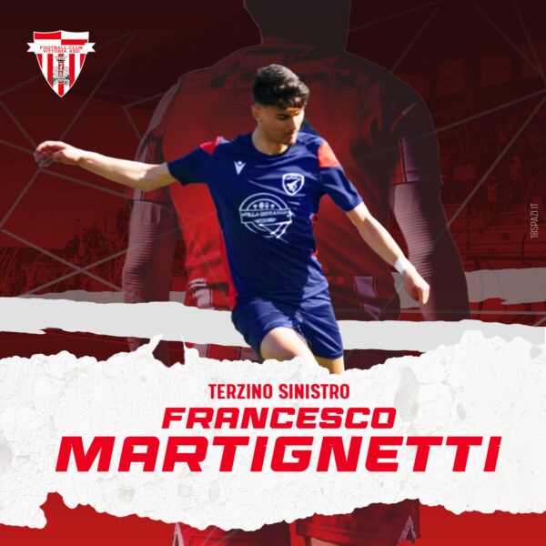 Eccoci con una grande novità: diamo il benvenuto a Francesco Martignetti!