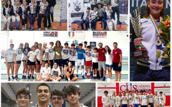 Il CUS Catania trionfa nella scherma: scudetto sulle divise dei giovani talenti