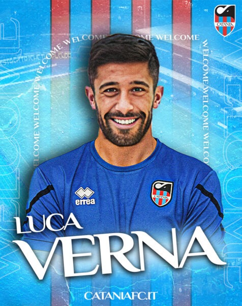 Il Catania FC acquisisce Luca Verna dalla U.S. Catanzaro