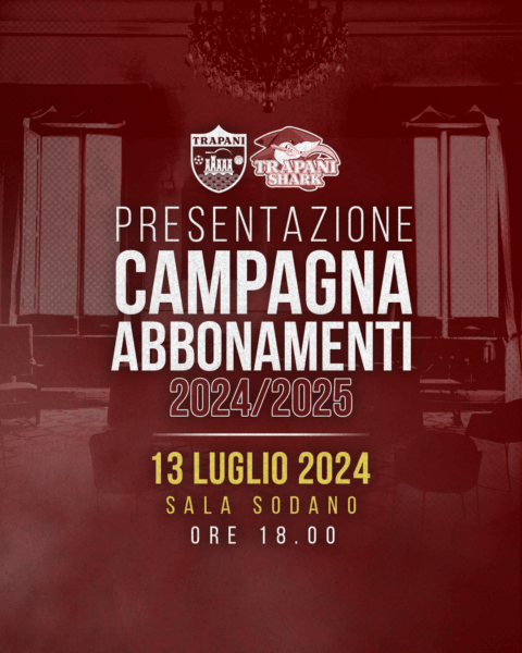 Inaugurazione Campagna Abbonamenti 2024/25: Conferenza Stampa al Palazzo d’Alì