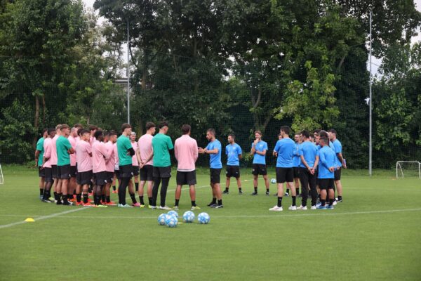 Inizio del ritiro estivo del Palermo FC a Livigno.