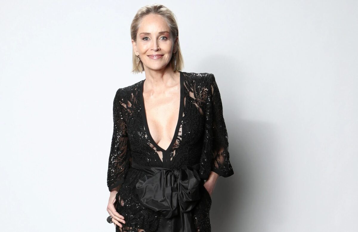 La diva Sharon Stone al Taormina Film Festival -