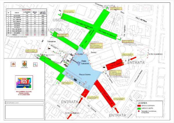 Limitazioni viarie per il RDS Summer Festival a Messina