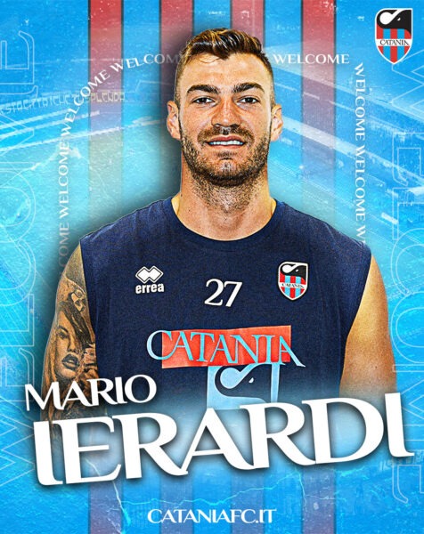 Mario Ierardi è un nuovo giocatore del Catania FC