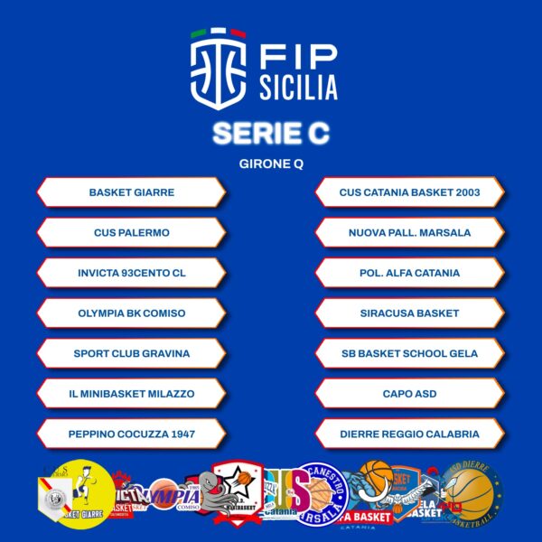 Presentate le 14 squadre del Girone Q di Serie C per la stagione 2024/2025