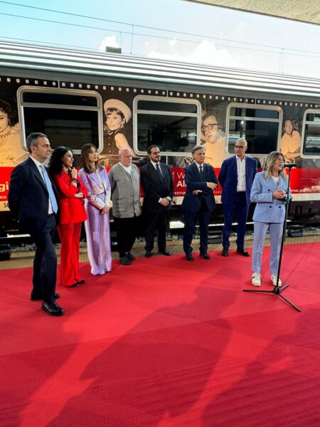 Presentazione treno speciale per il Taormina Film Festival