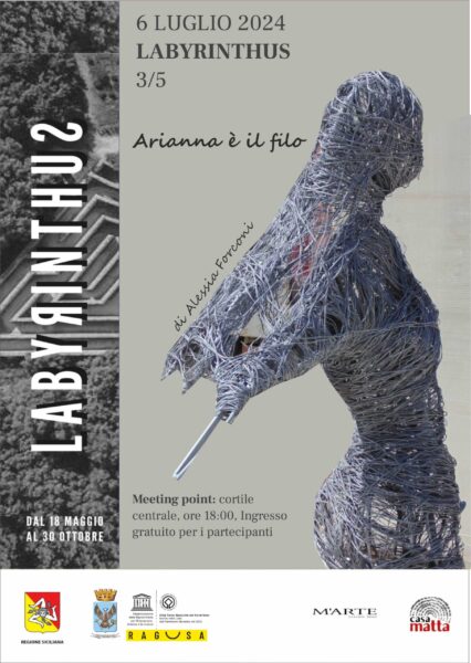 Scopri Arianna è il filo di Alessia Forconi alla mostra LABYRINTHUS il 6 luglio 2024!