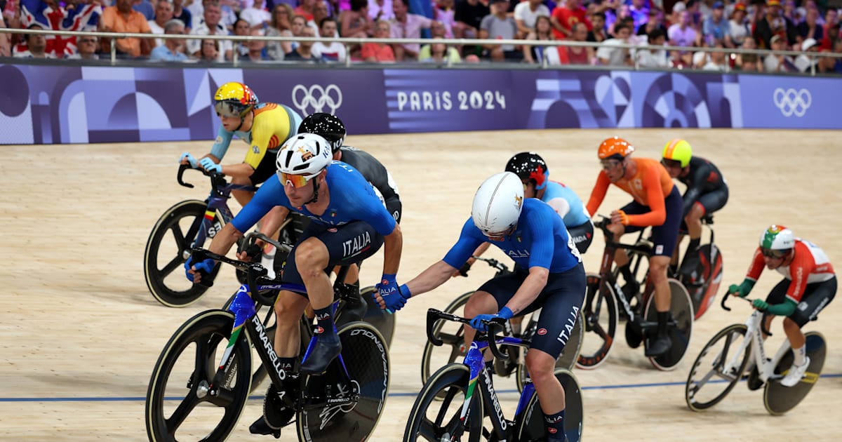 Argento scintillante per Simone Consonni ed Elia Viviani nella Madison maschile a Parigi 2024! Ciclismo su pista in festa!