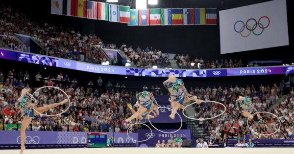 Farfalle in volo: Italia sul podio con il bronzo nell'all around a squadre di ginnastica ritmica a Parigi 2024!