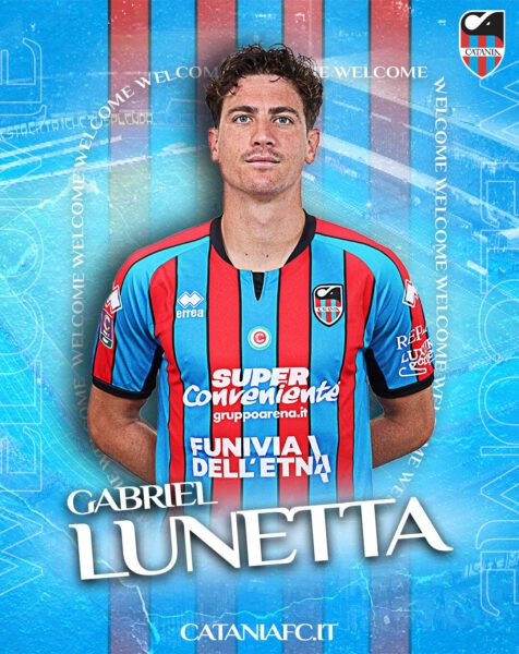 Gabriel Lunetta arriva a Catania!