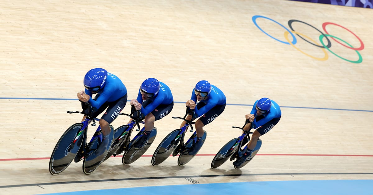 Ganna, Milan, Lamon e Consonni: l'Italia conquista il bronzo nell'inseguimento a squadre di ciclismo su pista a Parigi 2024!