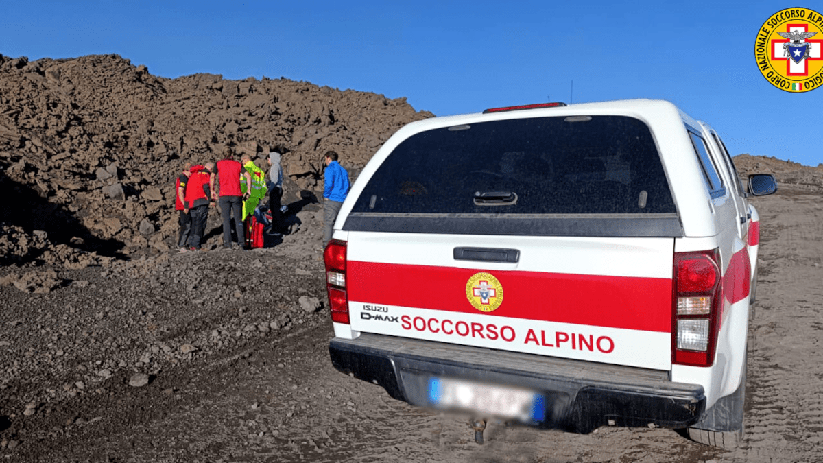 Malore per gli escursionisti sull’Etna: intervento del Soccorso Alpino