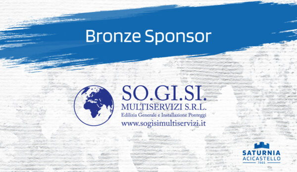 SO.GI.SI. Multiservizi S.r.l. sostiene la Cosedil Saturnia Acicastello come Bronze Sponsor!