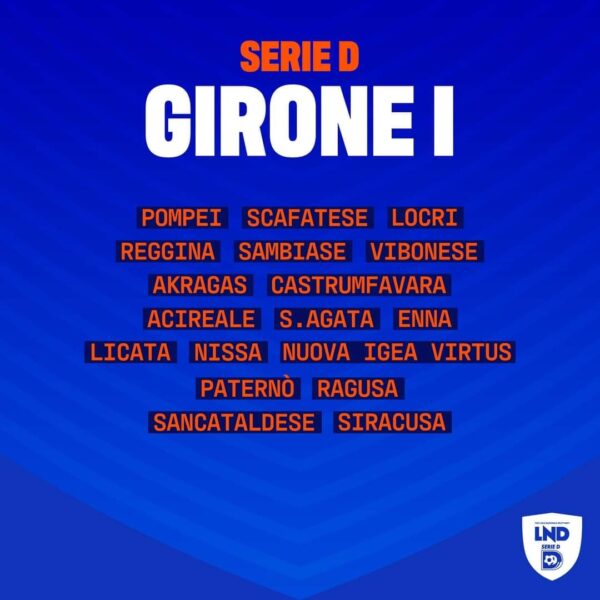 Scopri il prossimo emozionante Girone I di Serie D!