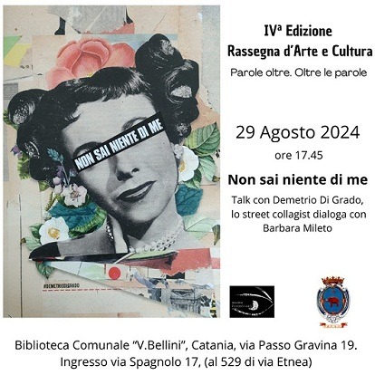 Scopri la rassegna Oltre le parole alla Biblioteca Bellini dal 29 al 31 agosto!