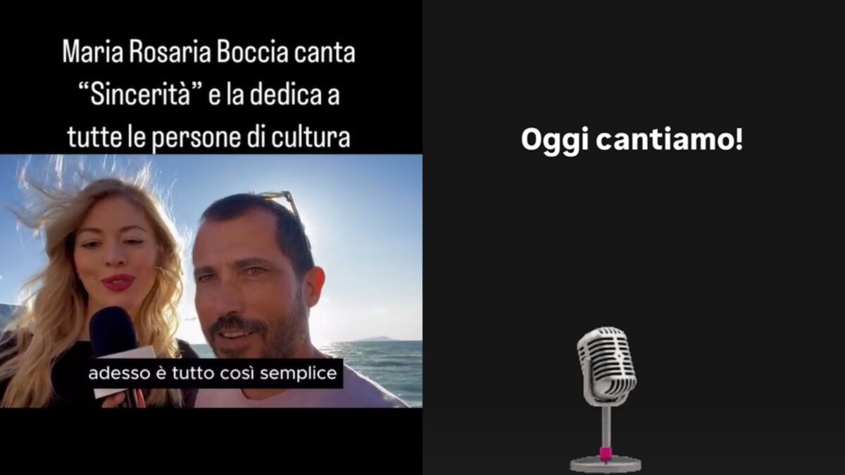 Boccia interpreta Sincerità di Arisa e la dedica a tutti gli amanti della cultura!