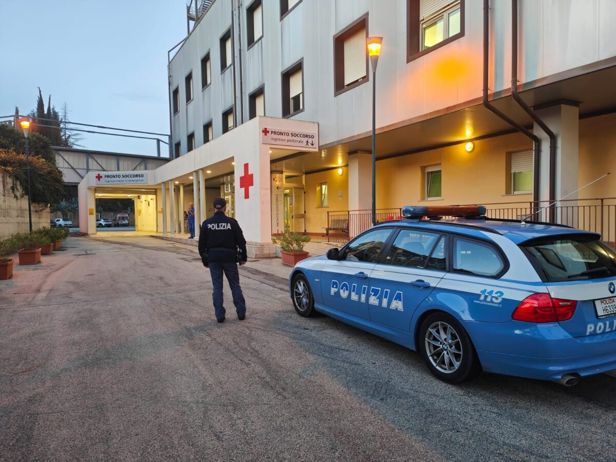 Evasione in ospedale: arrestato uomo per violenza e resistenza contro la Polizia