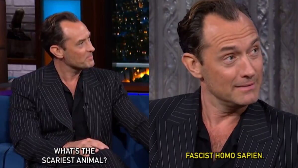 Jude Law lancia un allerta: l'uomo fascista è l'animale più pericoloso del mondo! -