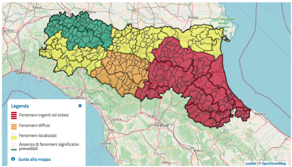 Maltempo in Emilia-Romagna: scuole chiuse a Bologna e nei comuni limitrofi domani!