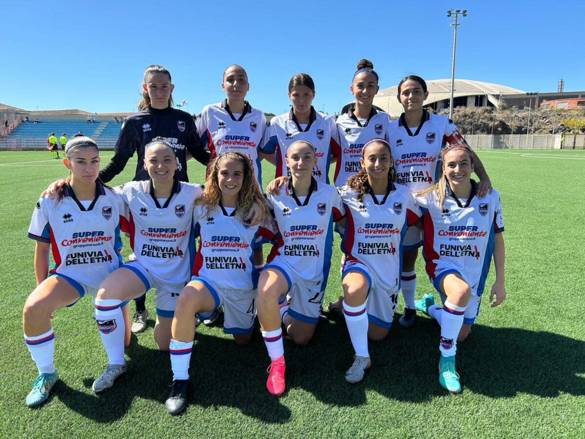 Primo pareggio stagionale per il Catania Femminile: un 1-1 emozionante contro il Villaricca!