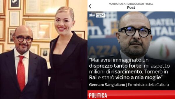 Sangiuliano e la polemica con Boccia: La questione delle denunce tra minacce e estorsioni