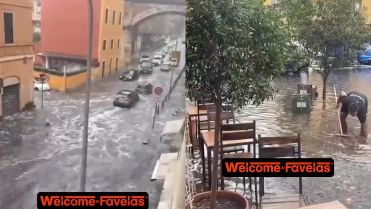 Scopri come le strade di Roma si sono trasformate in fiumi dopo l'improvvisa bomba d'acqua!