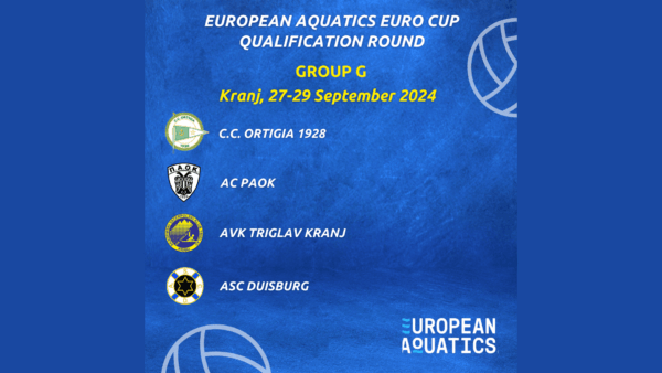 Sorteggio Qualification Round Euro Cup: Ortigia sfida Kranj, Paok e Duisburg in Slovenia. Coach Piccardo esprime ottimismo sulla sorte della squadra!