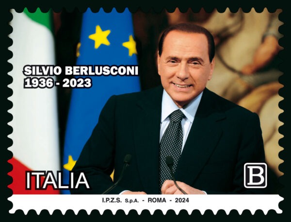 Un tributo filatelico a Silvio Berlusconi: Poste Italiane presenta il nuovo francobollo commemorativo