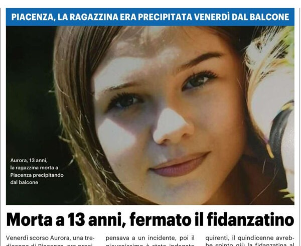 Fidanzato fermato dopo la morte di Aurora a 13 anni | Trovati messaggi inquietanti che cambiano tutto!