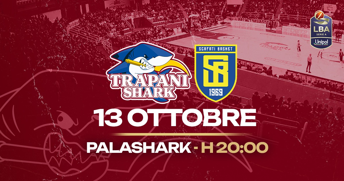 Trapani Shark vs Scafati Basket: Modifica Orario di Inizio alle 20!