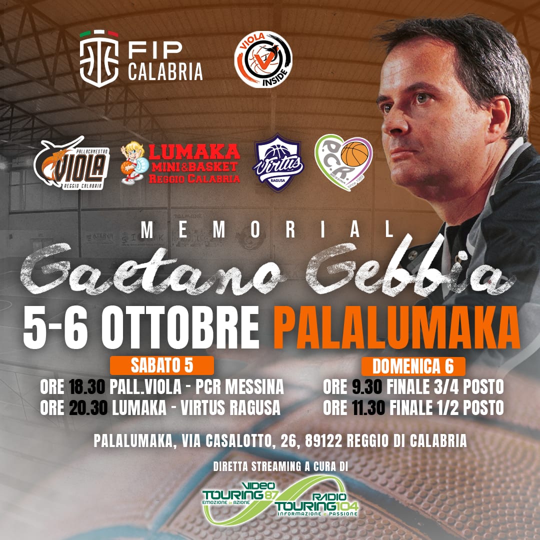 Un ponte di basket tra Sicilia e Calabria: al via il Memorial Gaetano Gebbia Under 19!