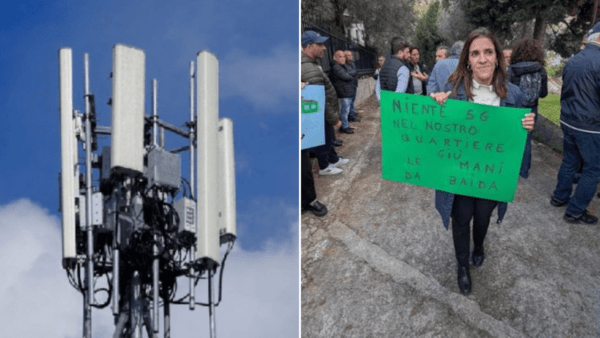 Antenna 5G anziché l’asilo nido: è protesta nel Palermitano dopo la ripresa dei lavori