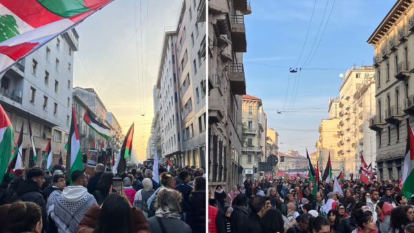 Corteo pro Palestina a Milano: Gli applausi ai giovani di Amsterdam sorprendono tutti!