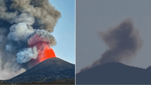 Etna in eruzione: pioggia di cenere nel Catanese e disagi per diversi comuni