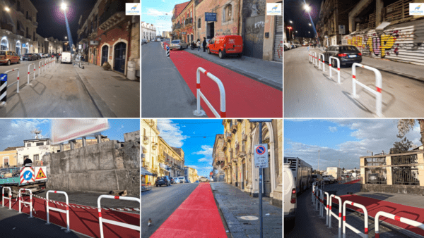 La pista ciclabile al Porto di Catania: lavori in corso ma già presenti alcune problematiche