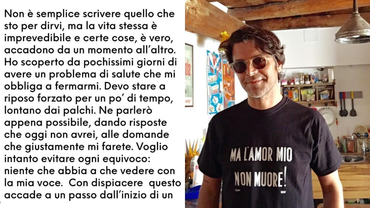 Samuele Bersani rivela un segreto inaspettato | Scopri perché il suo tour è stato rinviato! - 