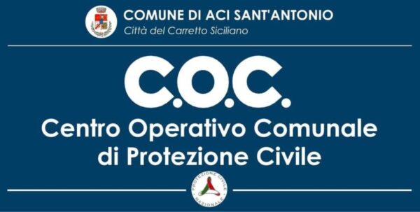 Allerta meteo, a Aci Sant'Antonio attivato il C.O.C.